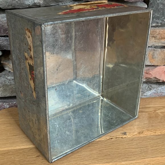 VTG 30s Christmas Tin Macfarlane Lang's M.L. Assorted Biscuits Cookies Holiday - Picture 12 of 13